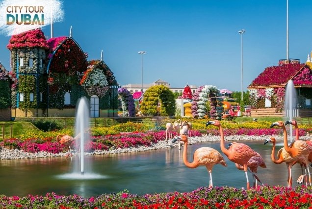 Dubai Miracle Garden With Global Village Combo Tickets