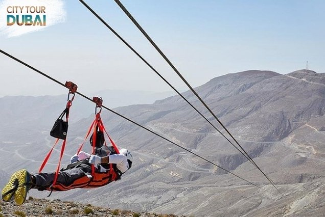 Jebel Jais Zipline from Dubai