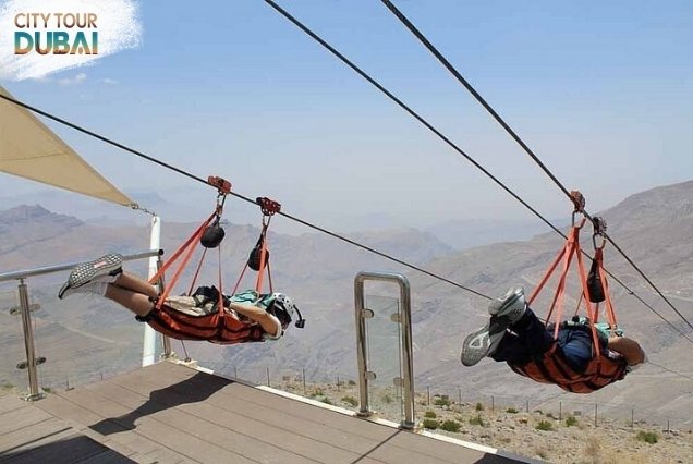 Jebel Jais Zipline from Dubai