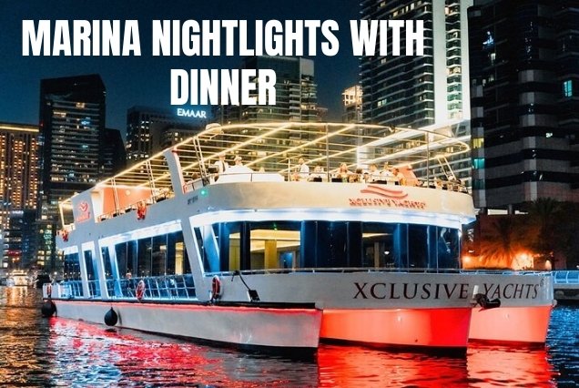 Marina Nightlights With Dinner - 2 Hours