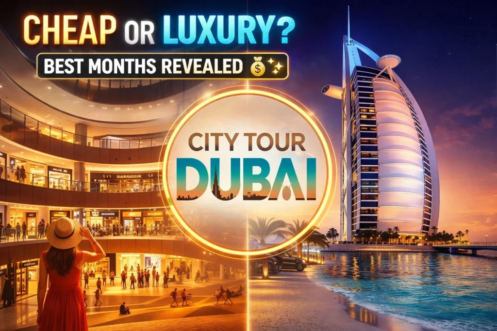 Dubai Mall luxury shopping interior representing budget vs luxury travel options and best months to visit Dubai